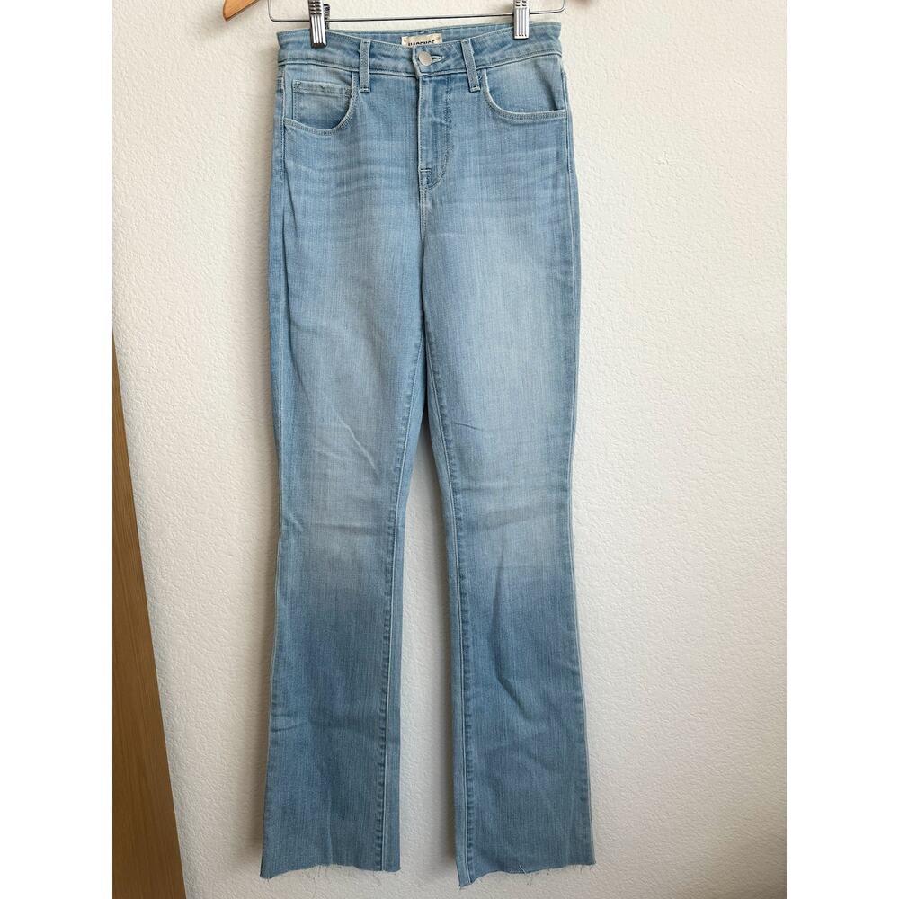 L'Agence‎ Ruth High Rise Straight Raw Hem Jeans - Picture 4 of 11